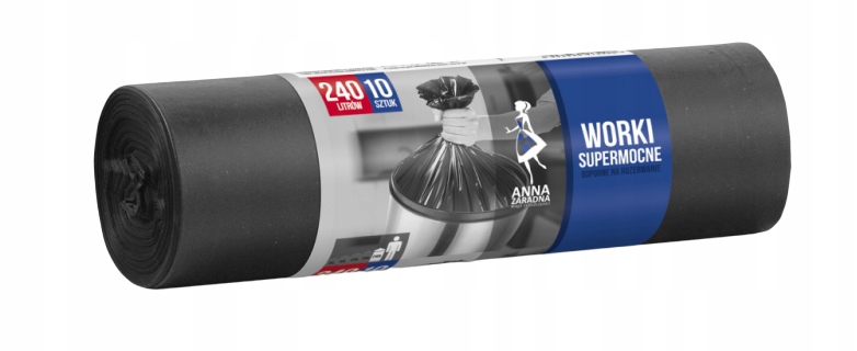 

Worki Na Śmieci Supermocne 240L 10szt Anna Zaradna
