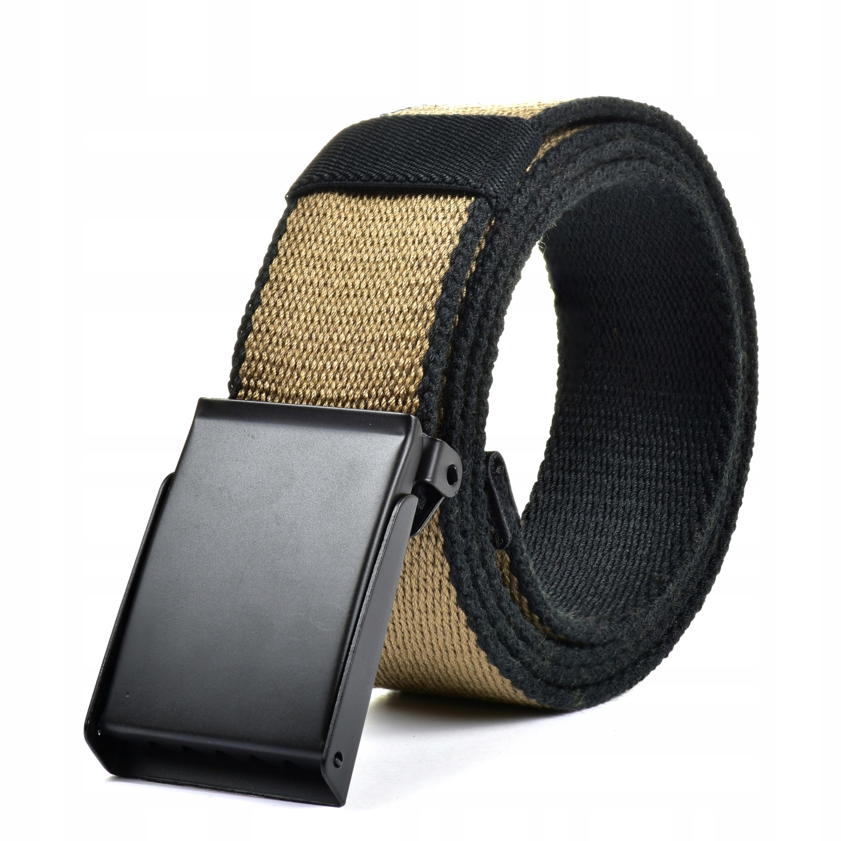 

Modny Pasek Parciany Z Metalową Klamrą