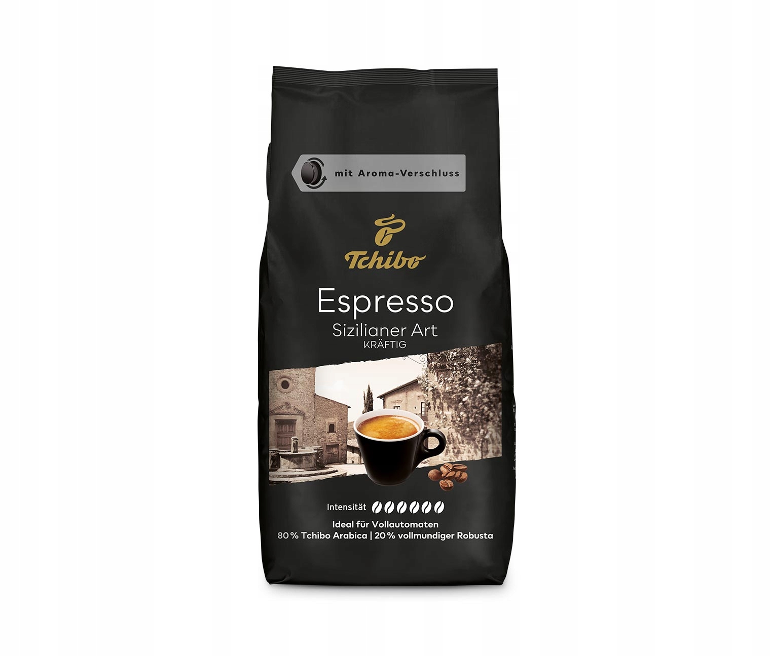 Levně Tchibo Espresso Kraftig Rostung Sizilianer Káva Zrnková 1 kg