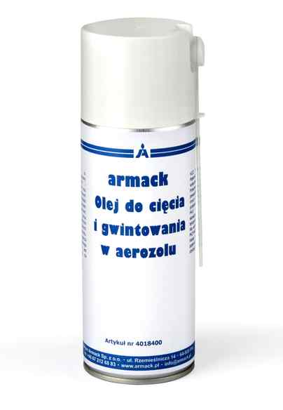 

Olej do cięcia wiercenia gwintowania Spray Armack