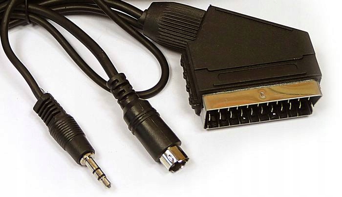 Przewód kabel EURO - SVHS+JACK 3,5mm 5m EMMERSON