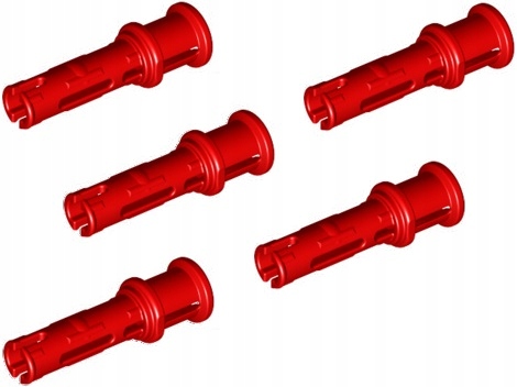 

4You Lego -Technic 32054 Pin Stop Czerwony (5szt)