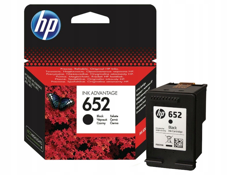 

Tusz Hp F6V25AE 652 Czarny do Drukarki
