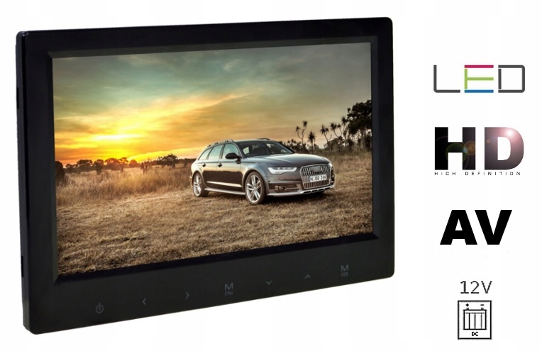 MONITOR LED 10 CALI HD HDMI VGA USB AV 12-24V 230V EAN (GTIN) 5901867723420