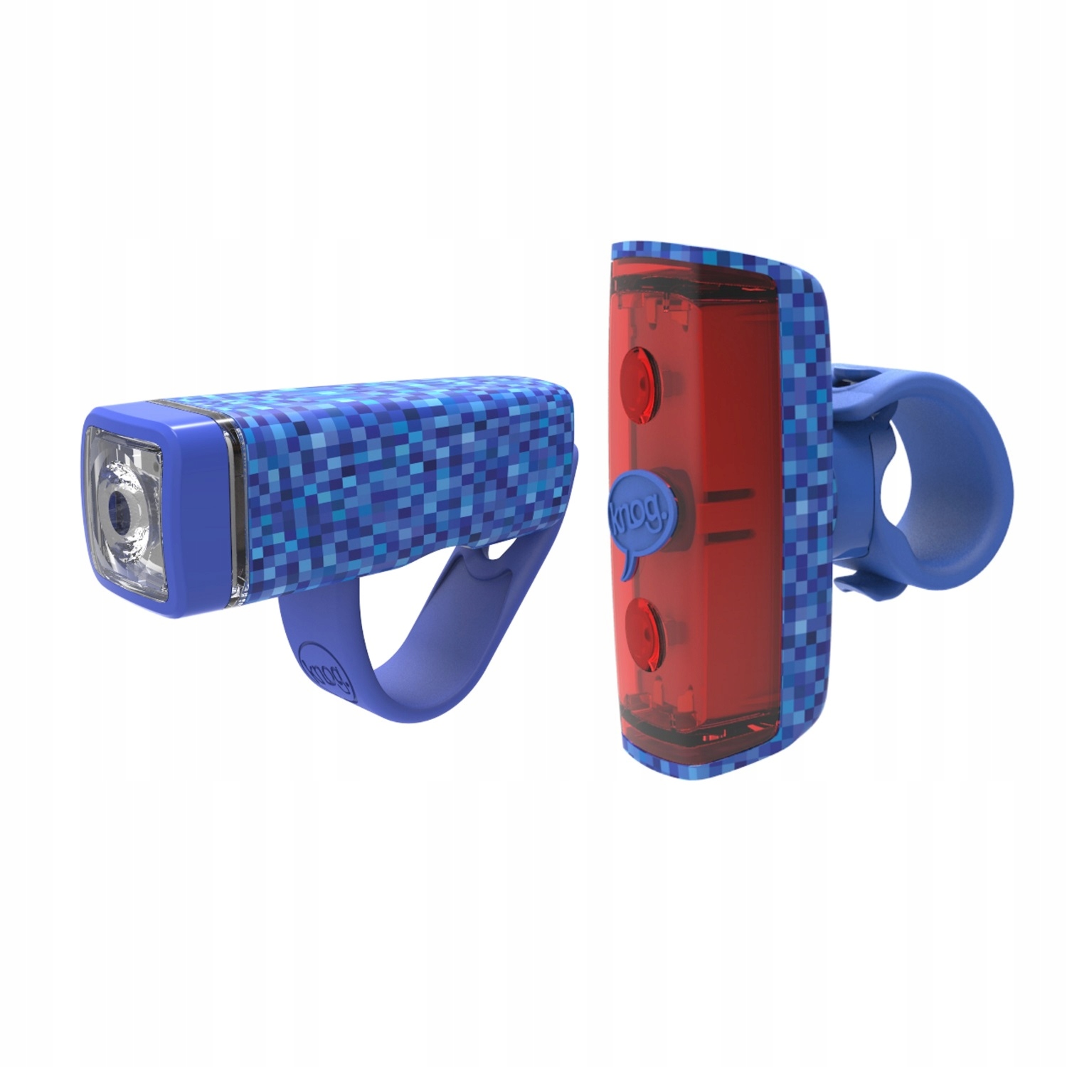 KOMPLET LAMPEK KNOG POP LED P+T NIEBIESKIE -70%