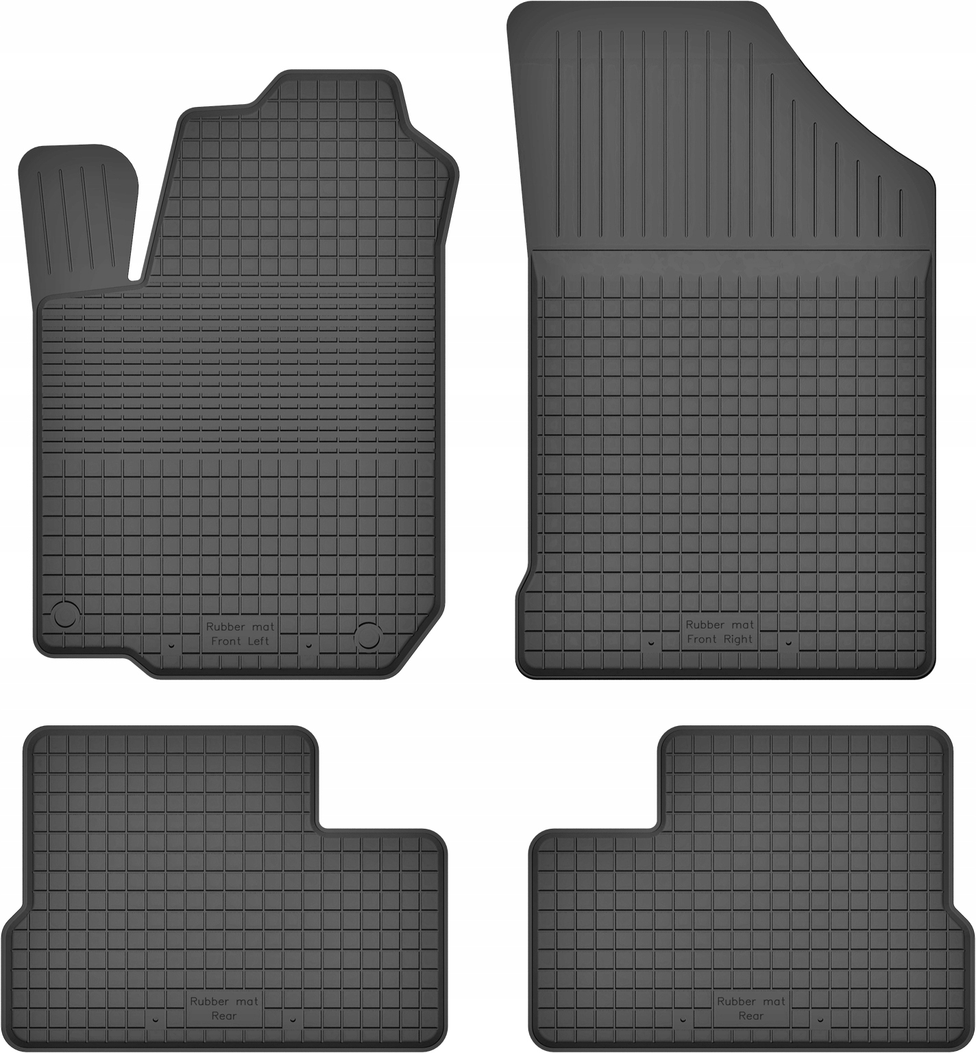 

Dywaniki gumowe korytkowe do Nissan Micra K12 III