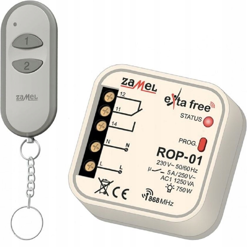 Univerzální sada bezdrátového ovládání ROP01+P257/2 RZB-05 Exta Free