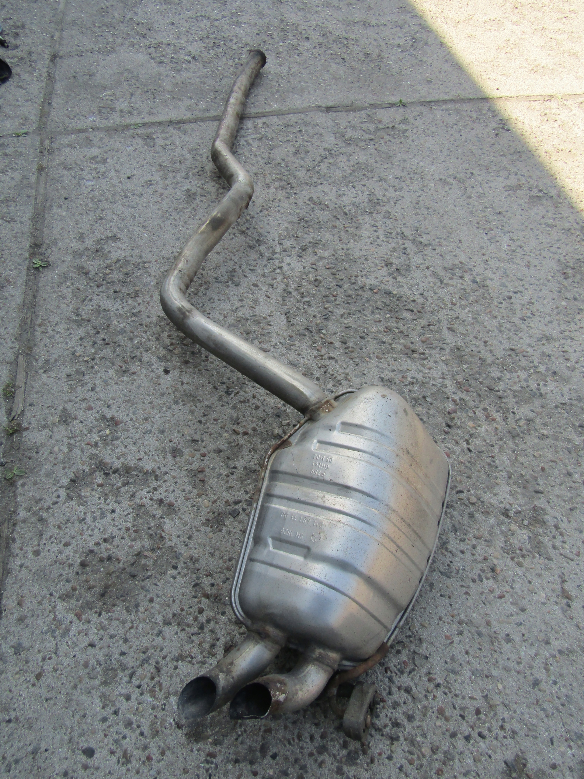 2114910000 - MERCEDES E W211 2.2 CDI выхлопной глушитель