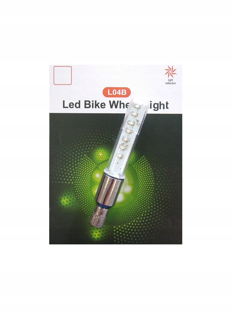 

Diody Led lampka na wentyl rowerowy Niebieski L04B