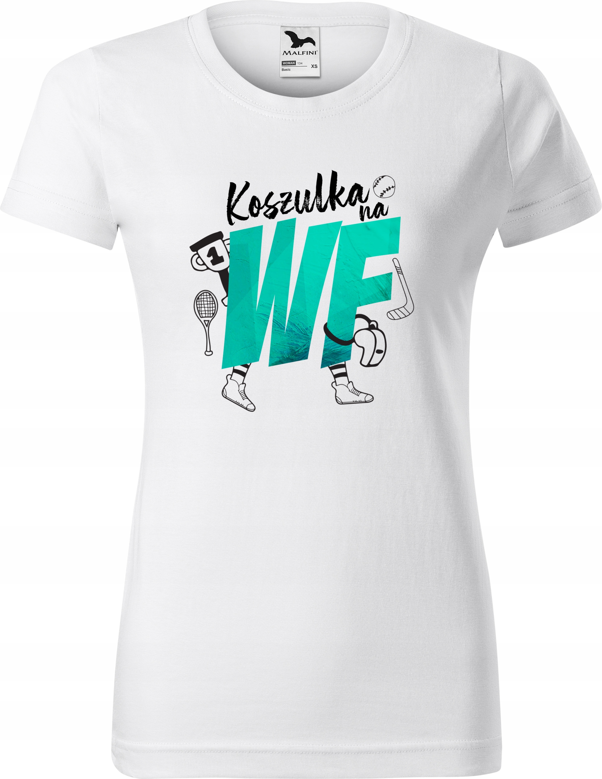 

Koszulka damska z nadrukiem na Wf sport XXL v1