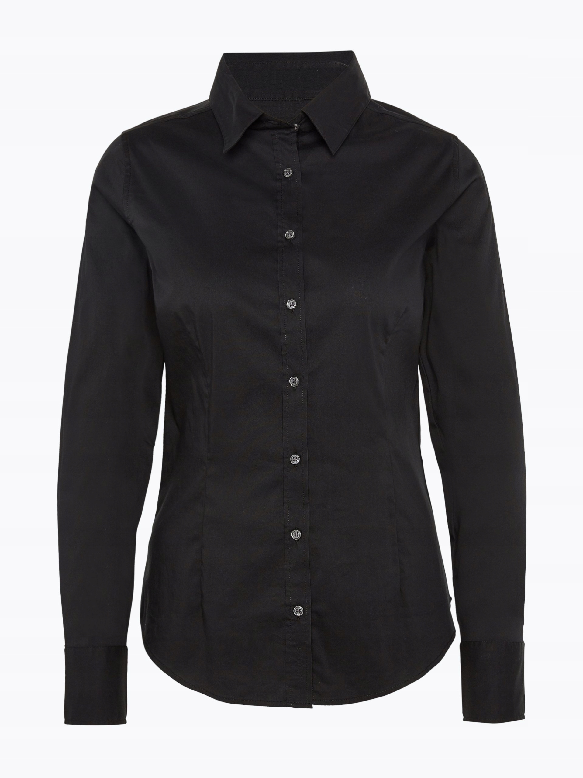 Klasyk KOBIECA Koszula Taliowana BAWEŁNA KOLORY 38 Wzór dominujący bez wzoru