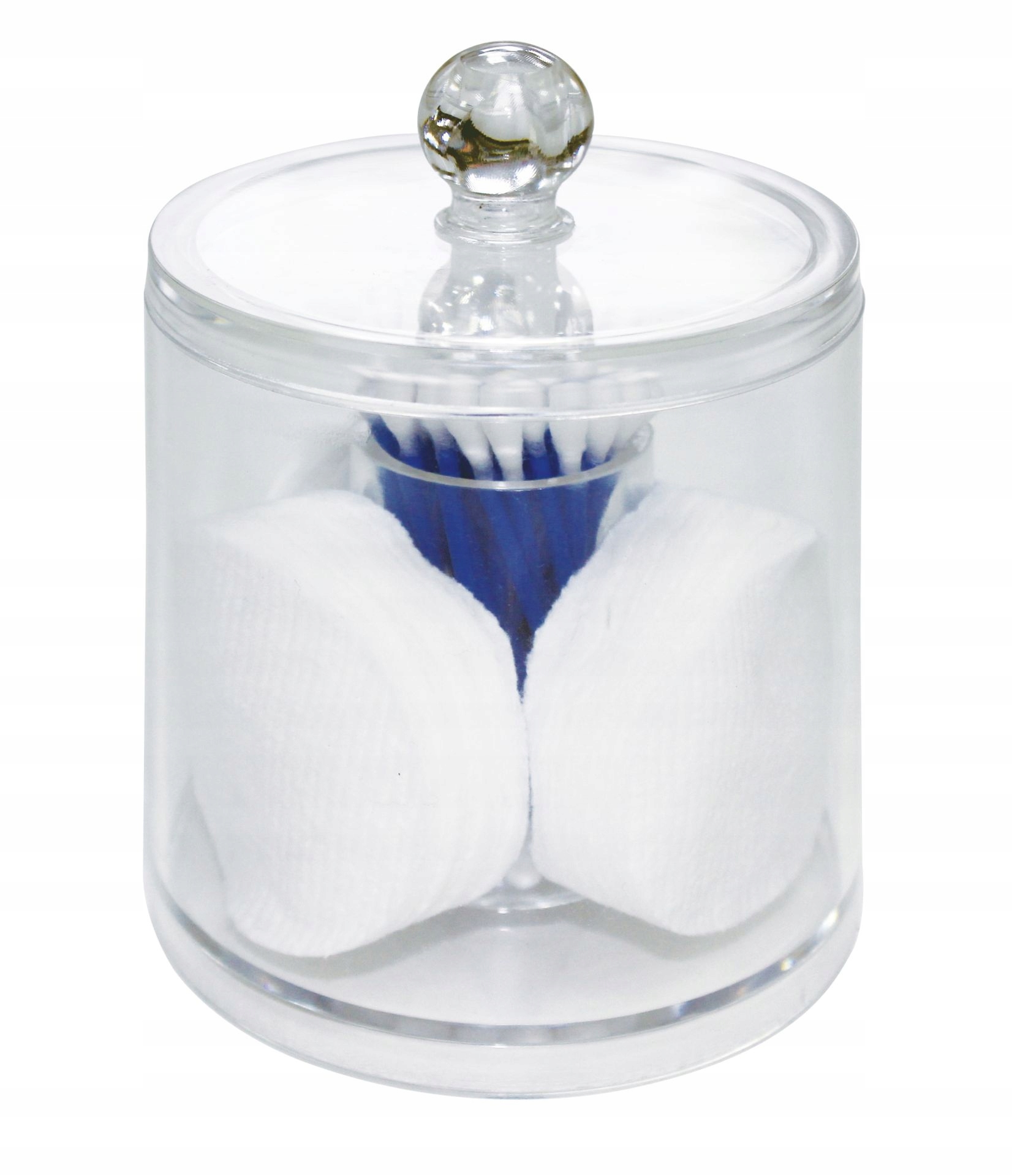 

Organizer łazienkowy na waciki i patyczki do uszu