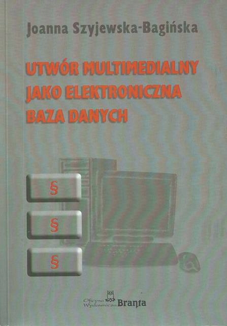 Utwór multimedialny jako elektroniczna baza danych