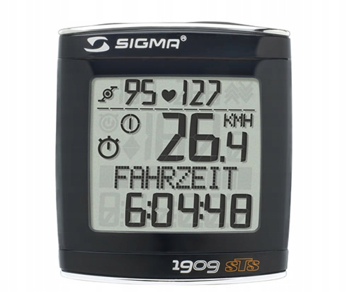 Nowy licznik pulsometr Sigma Bc 1909 Hr Sts+cad.