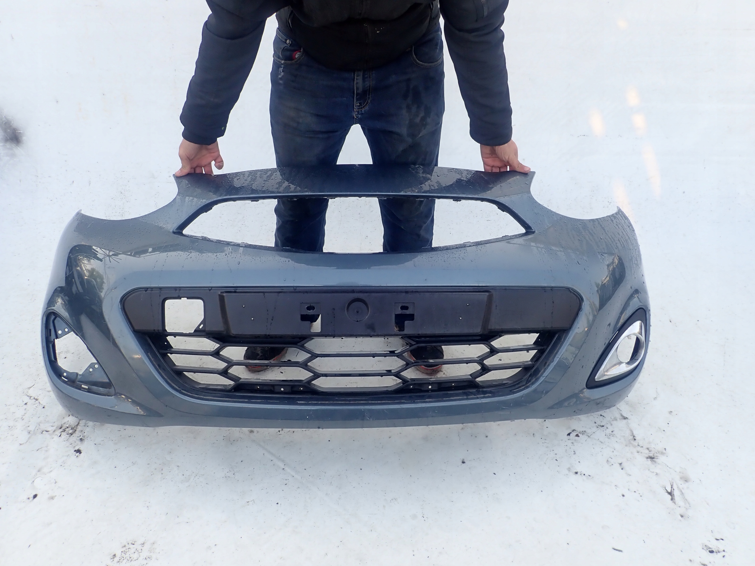 NISSAN MICRA IV 4 K13 LIFT 13-16 bumper front PDC