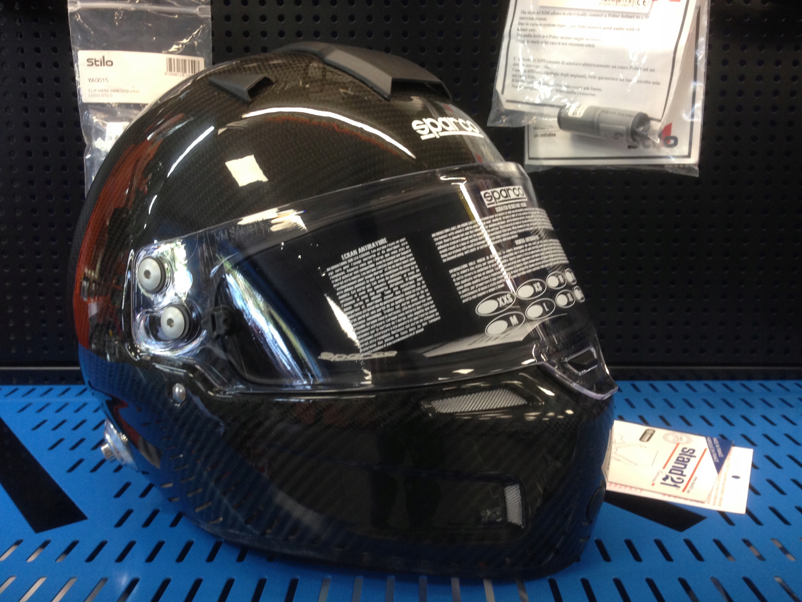 KASK ZAMKNIETY RAJDOWY SPARCO SKY RF 7W CARBON rXL Producent code RF 7W