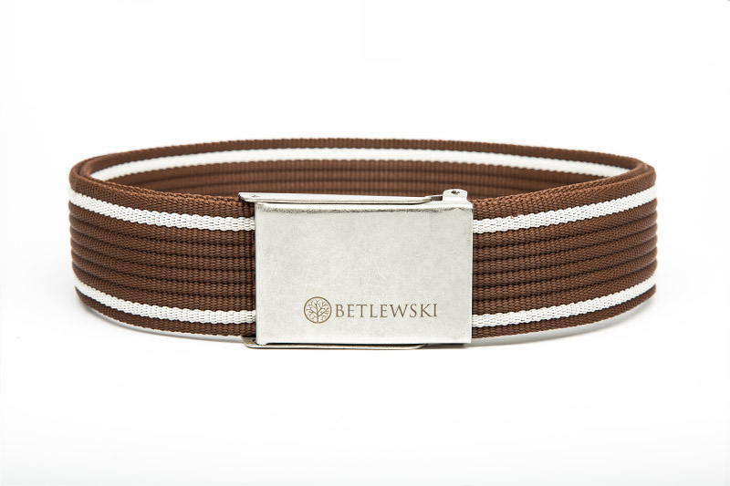 

Pasek Brązowy Parciany Betlewski XL 135 CM Klamrą