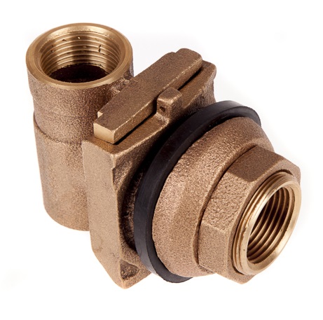 Złącze szwedzkie,adapter do studni 1" Brąz