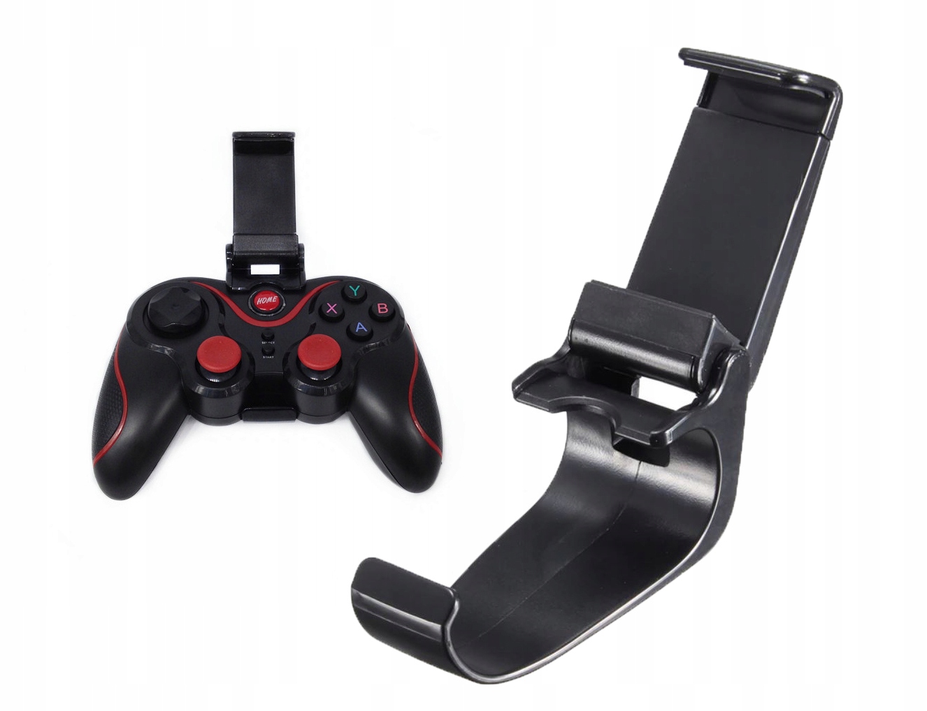 Uchwyt telefonu smart clip gameclip pada PS3, android, PC inne Czarny