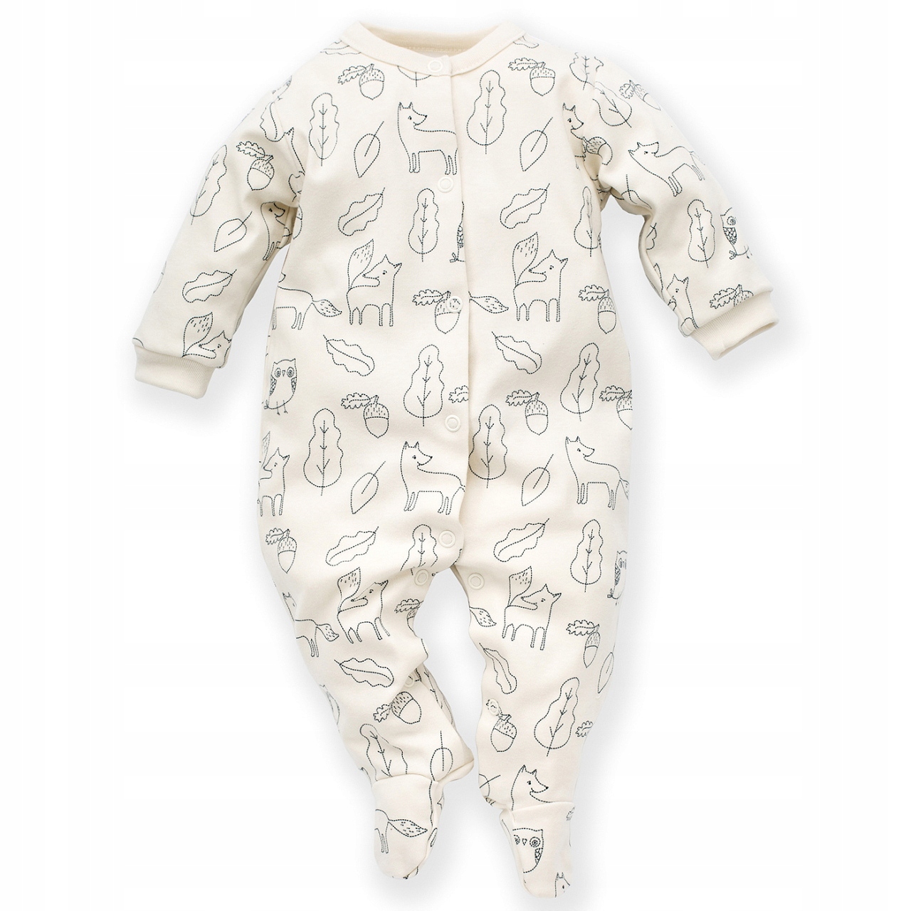 Pajac Secret Forest pajacyk ecru, PINOKIO - 62