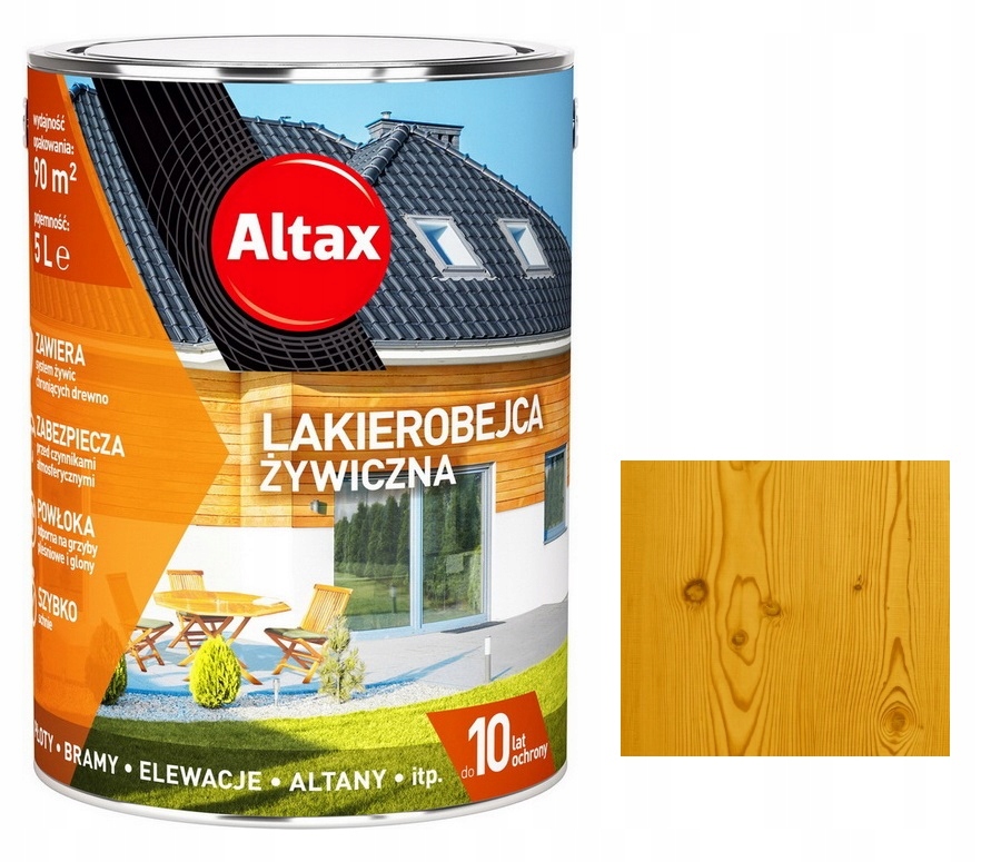 ALTAX LAKIEROBEJCA ŻYWICZNA 0,75L - DĄB - 10 LAT !