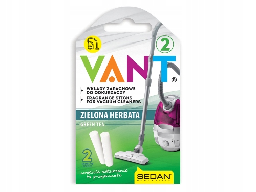 2 SZTUKI ZAPACHY DO ODKURZACZA ZIELONA HERBATA