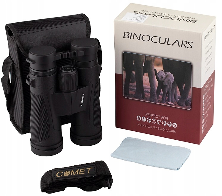 LORNETKA MYŚLIWSKA COMET 10X42 HD NOCNA WOJSKOWA Powiększenie 10