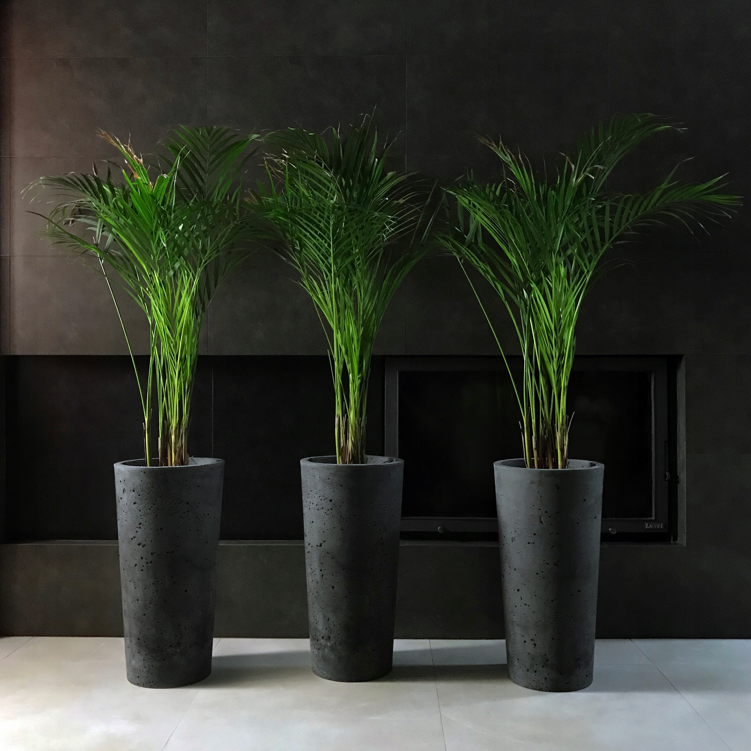 BETONOWA DONICA Z BETONU okrągła wysokość 45 cm Wysokość produktu 45 cm