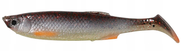 SAVAGE 3D PADDLE TAIL BULK - GR. PEARL SILVER 8 CM