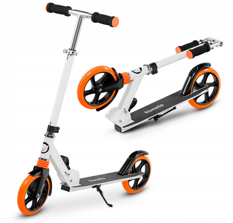 Hulajnoga Składana Duża Lionelo Luca Amortyzator Lekka Hamulec Wytrzymała