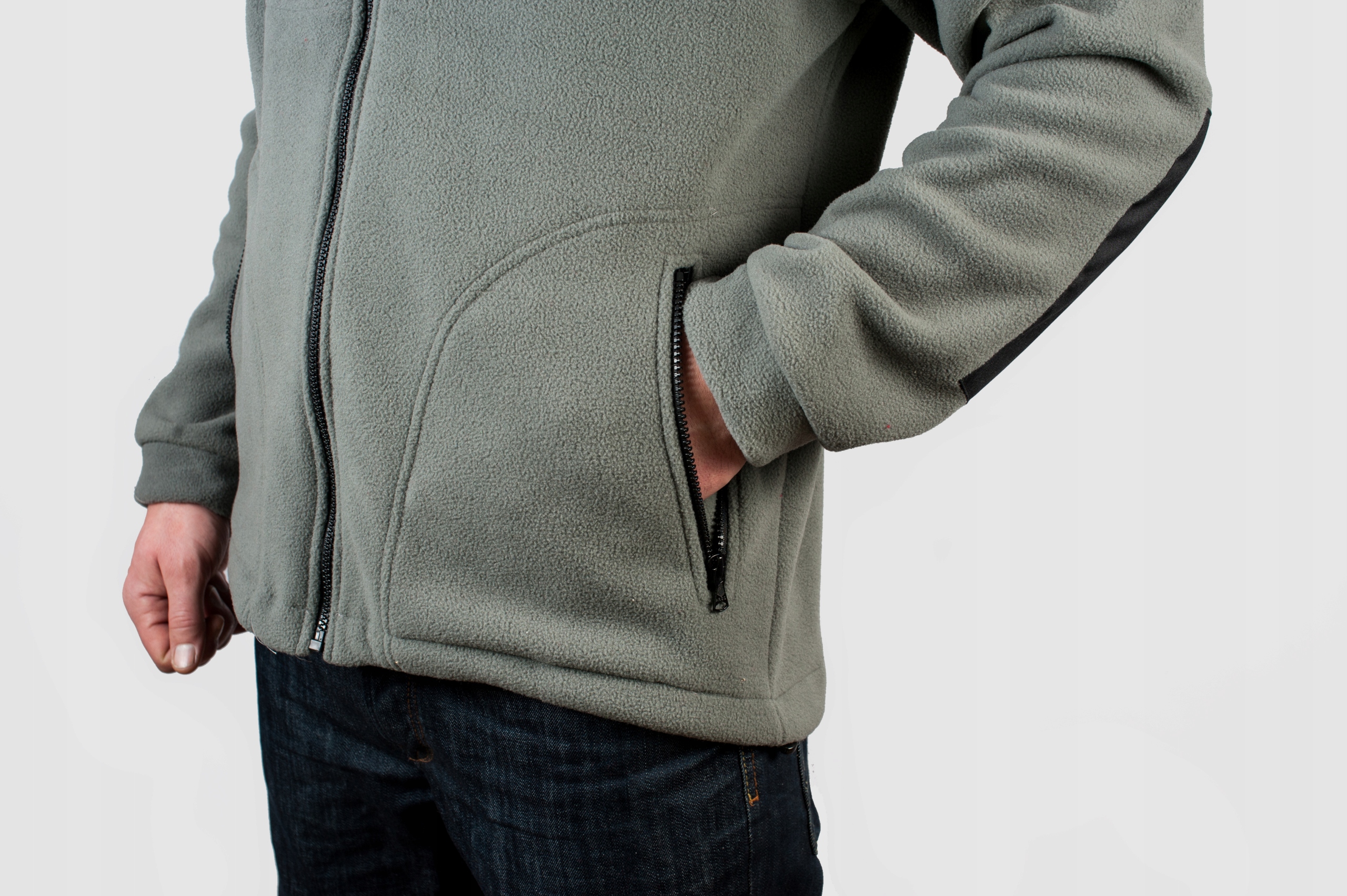 POLAR GRUBY BLUZA POLAROWA ROBOCZA CYNKOWA M Rozmiar M