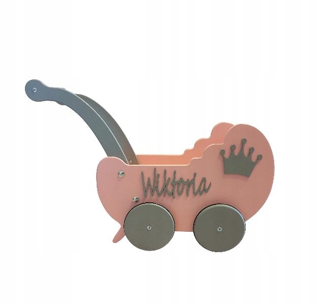 WÓZEK DREWNIANY DLA LALEK CHODZIK NOWOŚĆ