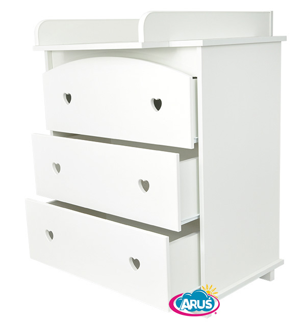 KOMODA DZIECIĘCA Z PRZEWIJAKIEM BIAŁA- SISI