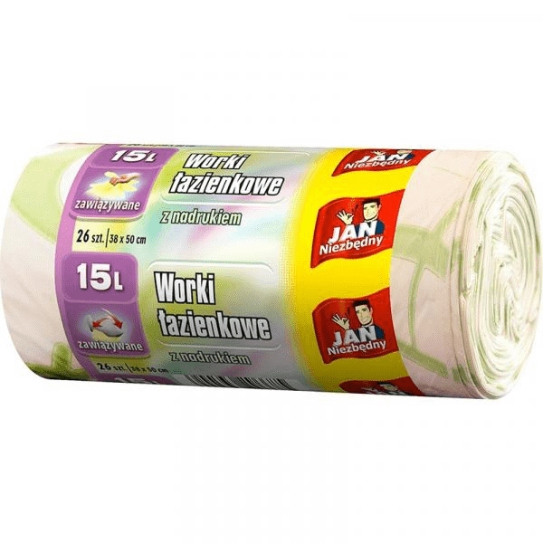 

Worki łazienkowe Jan Niezbędny 15L 25szt.