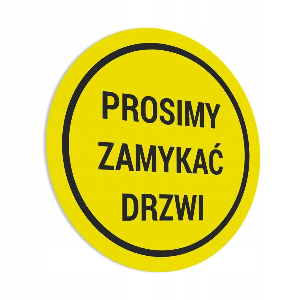 

Naklejka Prosimy Zamykać Drzwi 15x15