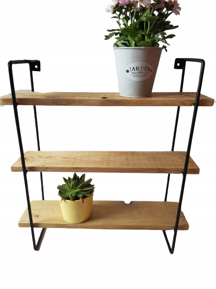 

Regał ścienny półka wisząca Loft regał na książki