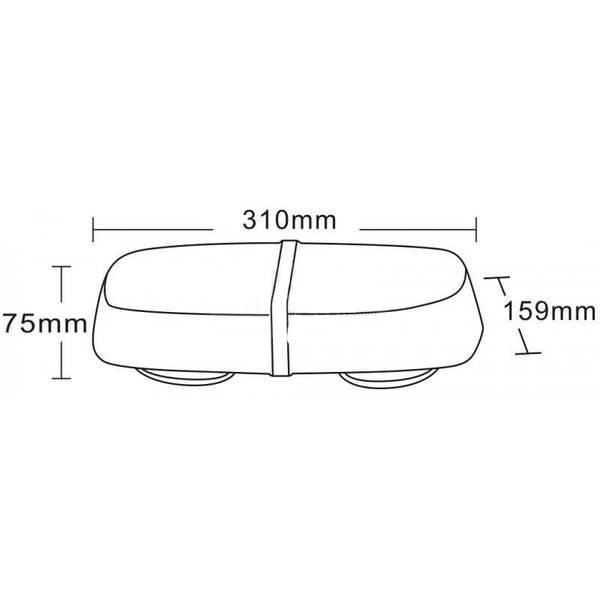 BELKA OSTRZEGAWCZA KOGUT LED MAGNES STROBO 12v-24v Źródło światła LED
