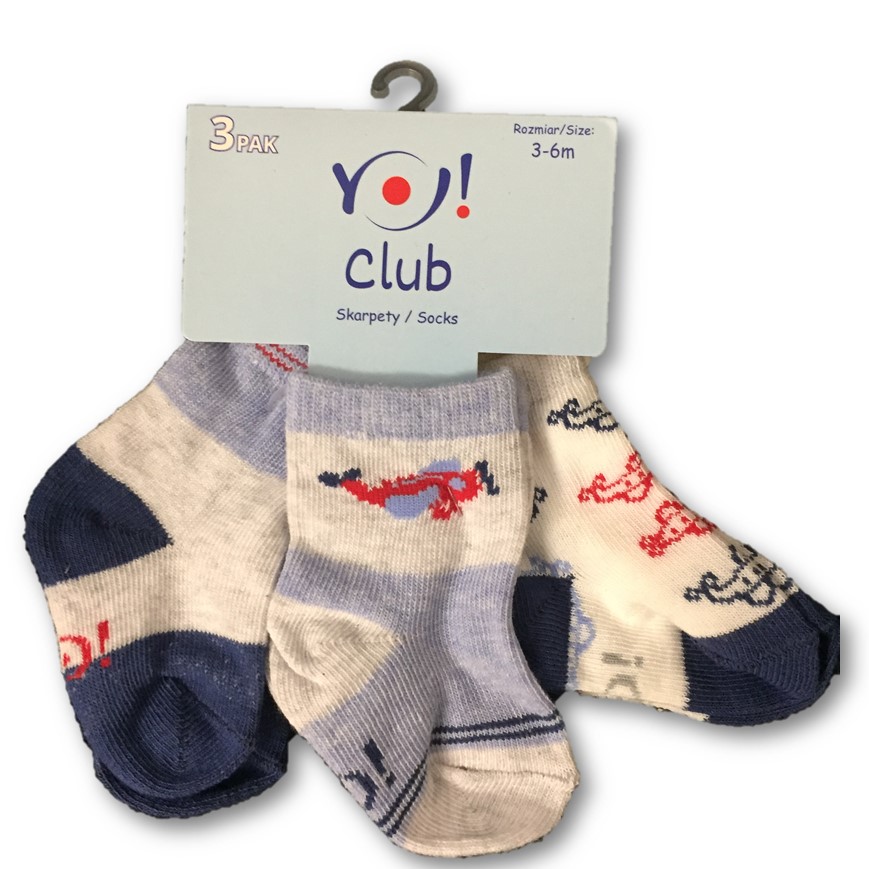 

Yo! Skarpetki niemowlęce 3-pack 3-6 m