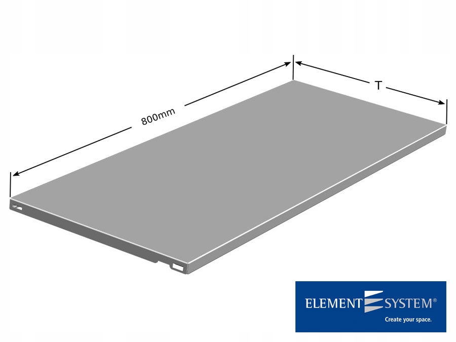 PÓŁKA WISZĄCA ŚCIENNA WISZĄCE PRO30X80SPP 2SZT. Szerokość 30 cm