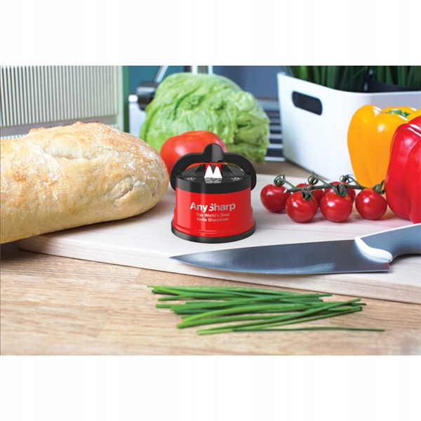 Ostrzałka Osełka Any Sharp classic czerwona nóż Model ASKSEDredPL