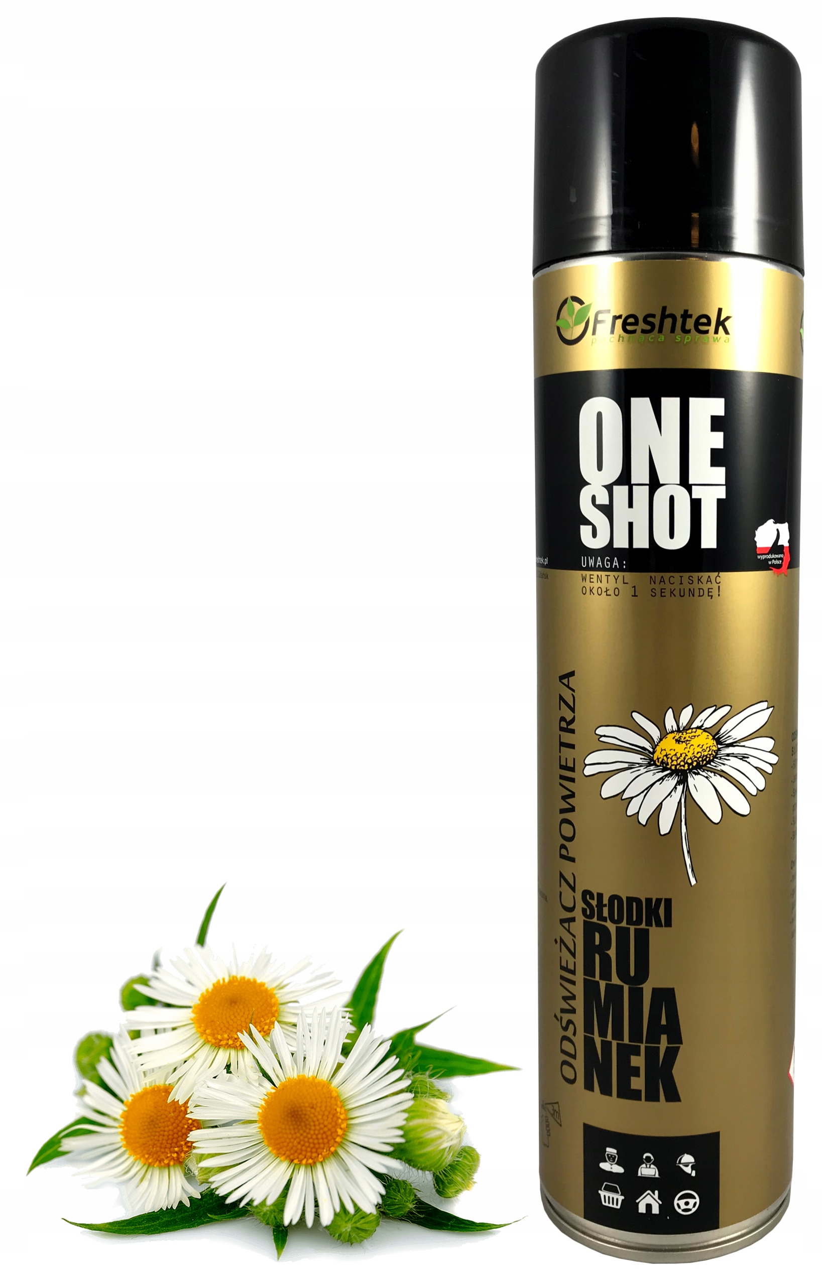 ONE SHOT Odświeżacz powietrza 600 ml - Freshtek — miniatura 4