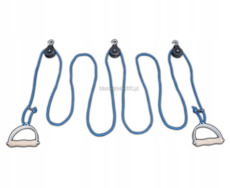 Linka 5720 mm z trzema bloczkami, osprzęt UGUL