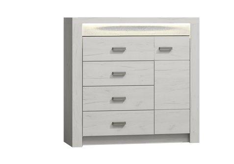 I17 KOMODA SZAFKA CRAFT BIAŁY biała nowoczesna 108