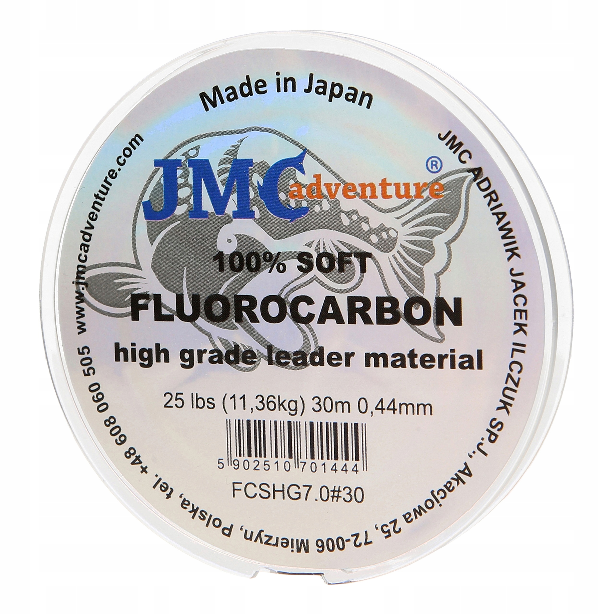

100% fluorocarbon Jmc Adventure 30m, 0.44mm