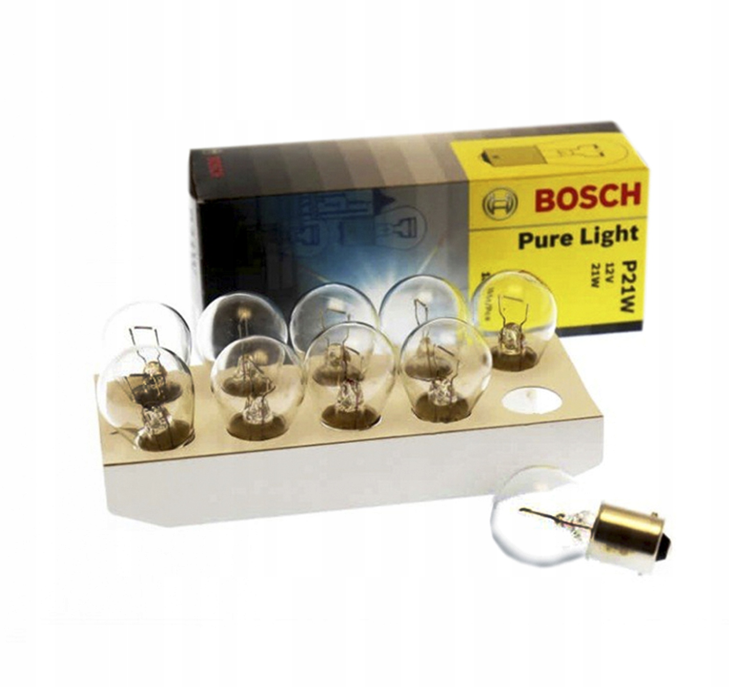 

Bosch Żarówka P21W Pure Light 12V 21W BA15s 10 szt