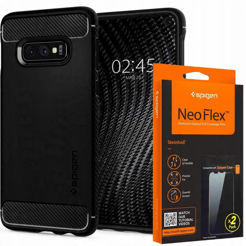 

Etui Do Galaxy S10e Spigen Rugged Armor +folia Spg