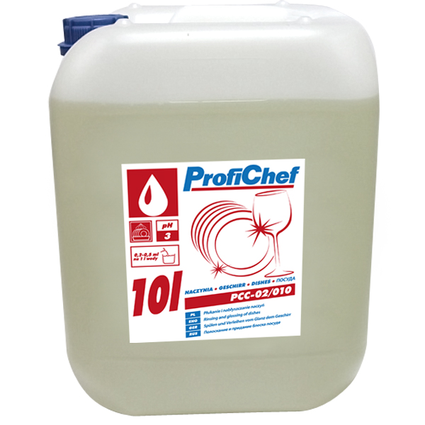 PŁYN DO ZMYWAREK PŁUCZĄCY 10L PROFICHEF PCC-02/010
