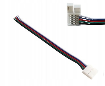 

Złączka do taśmy Led Rgbw 10mm -5050 z kablem 10cm