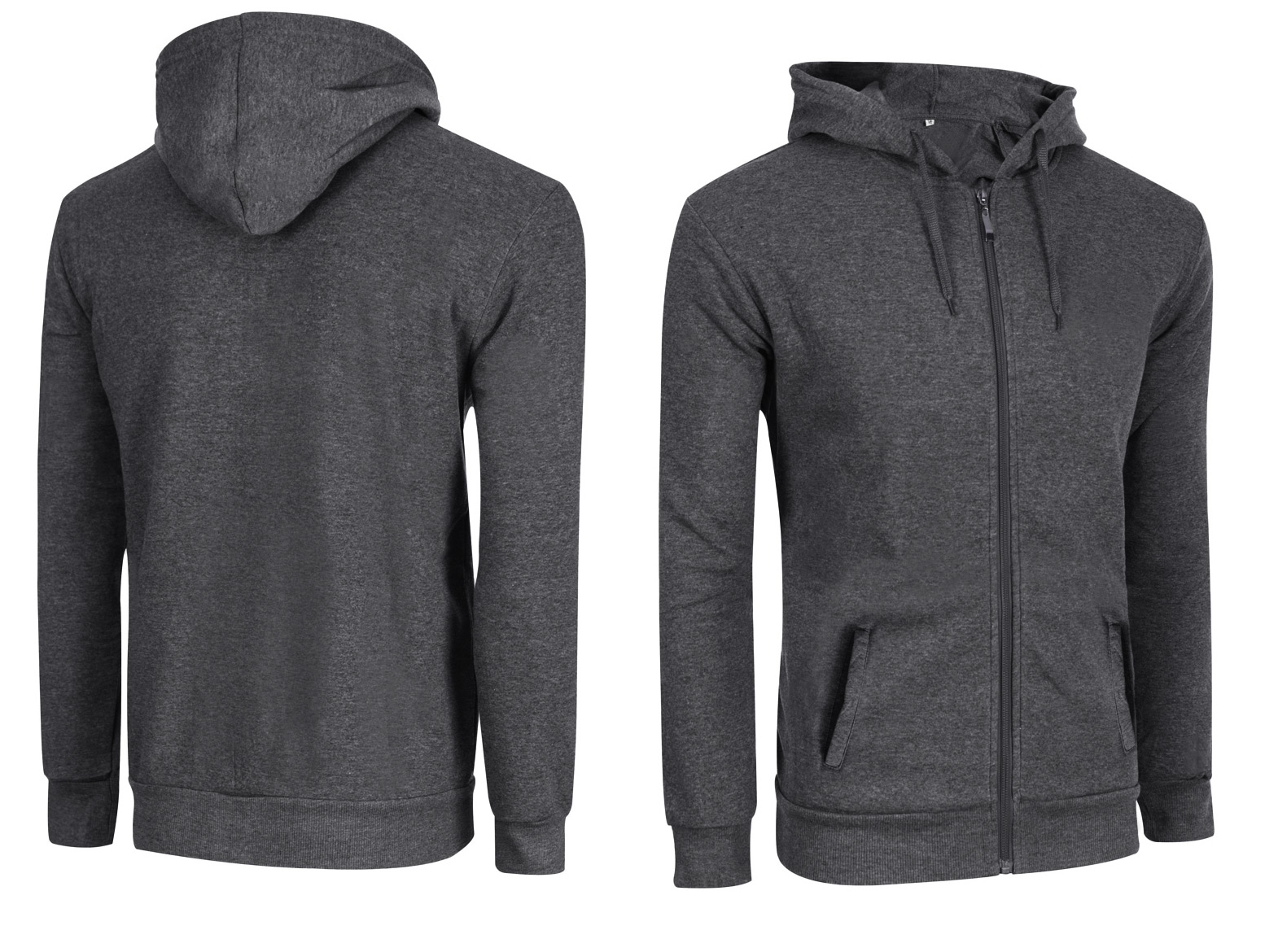 

Bluza Męska Rozsuwana z Kapturem 9149 r L grafit
