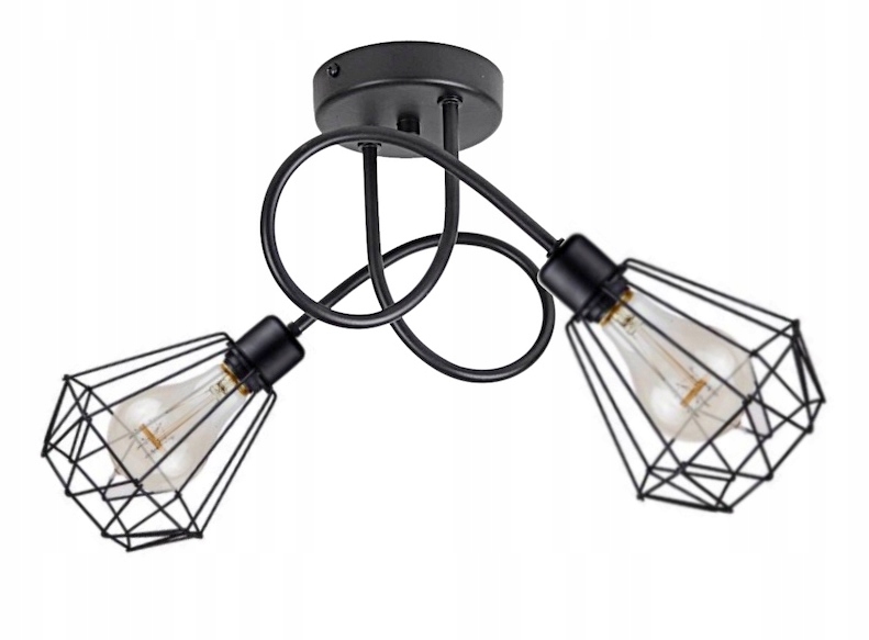 

Lampa Wisząca Żyrandol Plafon Edison Brylant